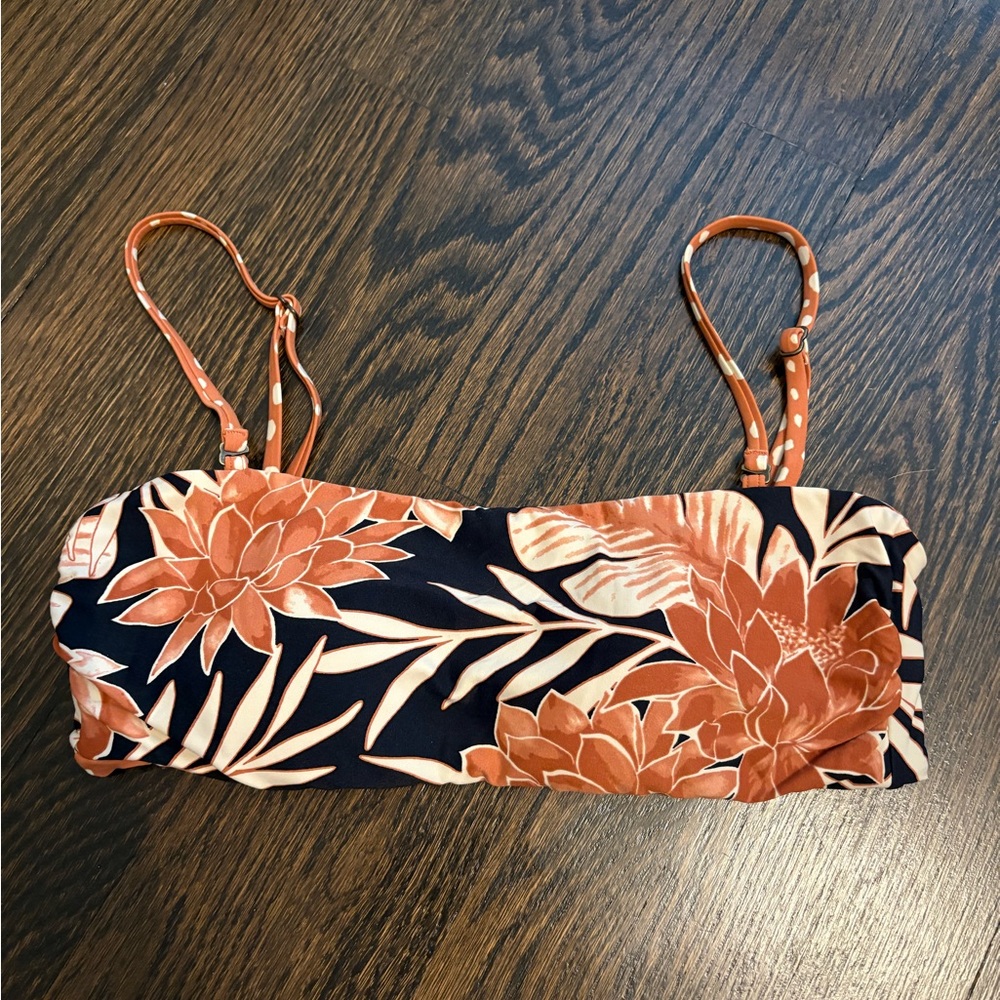 BILLABONG reversible Floral Print Bikini Top